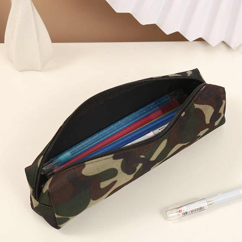 Bolsas de lápiz de camuflaje de tela Oxford al por mayor